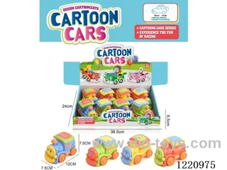 inertia car 8PCS 4 colors mixed