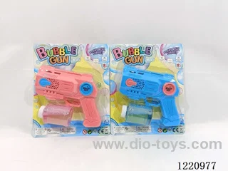 electric bubble gun with light