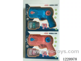 electric bubble gun with light