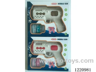 electric bubble gun with light
