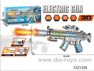 B/O GUN WITH LIGHT/MUSIC