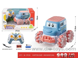 2.4G rc vinyl stunt car W L/M included battery