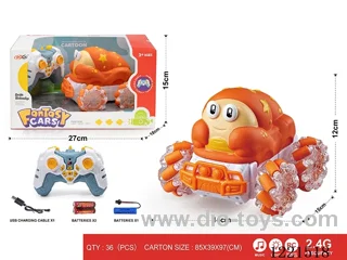 2.4G rc vinyl stunt car W L/M included battery