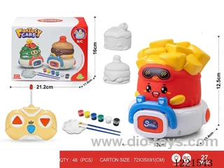 27MHZ 3 styles painted 2ch rc vinyl car with light
