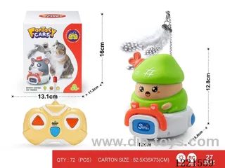 27MHZ 2ch rc vinyl car with light