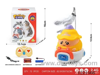 2.4G 3ch rc vinyl car W L/M included battery