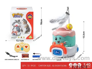 2.4G 3ch rc vinyl car W L/M included battery