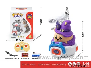 2.4G 3ch rc vinyl car W L/M included battery