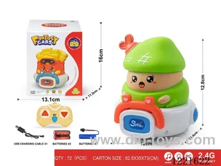 2.4G 3ch rc vinyl car W L/M included battery