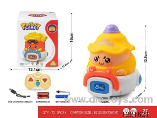 27MHZ 2ch rc vinyl car W L/M included battery