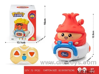 27MHZ 2ch rc vinyl car with light