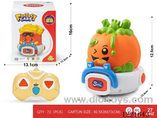 27MHZ 2ch rc vinyl car with light