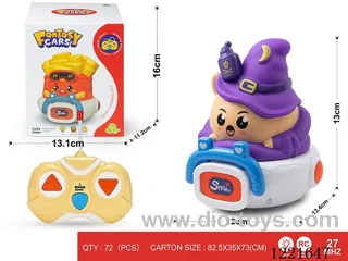 27MHZ 2ch rc vinyl car with light