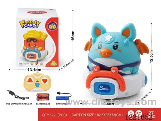 27MHZ 2ch rc vinyl car W L/M included battery
