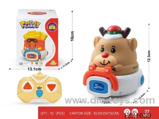27MHZ 2ch rc vinyl car with light