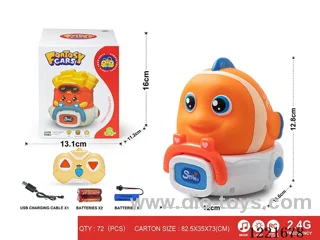2.4G 3ch rc vinyl car W L/M included battery