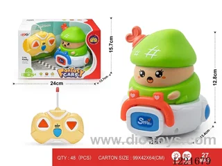 27MHZ 2ch rc vinyl car with light