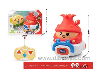 27MHZ 2ch rc vinyl car with light