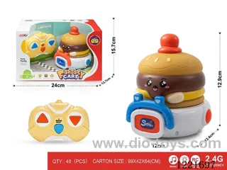 2.4G 3ch rc vinyl car W L/M