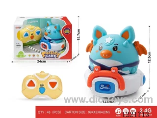 2.4G 3ch rc vinyl car W L/M