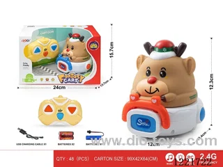 2.4G 3ch rc vinyl car W L/M included battery