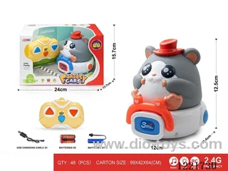 2.4G 3ch rc vinyl car W L/M included battery