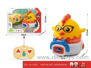 27MHZ 2ch rc vinyl car with light
