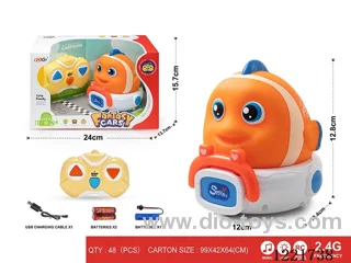 2.4G 3ch rc vinyl car W L/M included battery