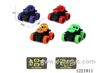 Stunt big wheel inertia car
