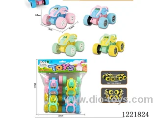 Big Wheel Double Inertia Vehicle (Macaron)