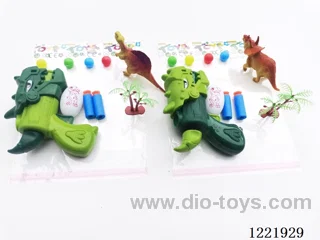 Dinosaur Soft Bullet Ping Pong Gun