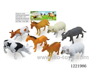 5 inch animal 8PCS