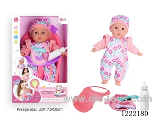 14 inch Cotton Body Doll Dining Chair Set with 12 IC（included 3*AG13）