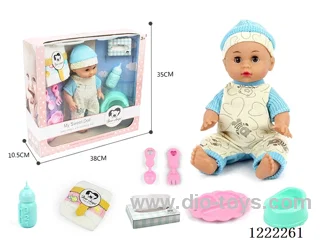 14 inch doll set with 12 IC +Drinking/ peeing included 3*AG13