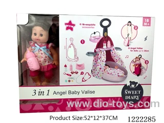 Doll Medical Organizer (3 in 1) with 12 IC +Drinking/ peeing included 3*AG13