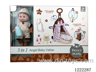 Doll Nursing Organizer with 12 IC +Drinking/ peeing included 3*AG13