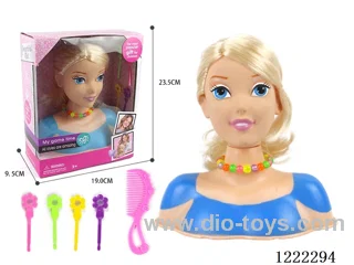 Half Barbie Makeup Head