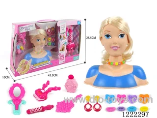 Half Barbie Makeup Head