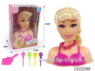 Half Barbie Makeup Head