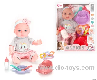 12 inch vinyl doll set W/4 IC（included 3*AG3）