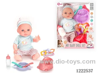 12 inch vinyl doll set W/4 IC（included 3*AG3）