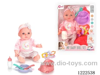 12 inch vinyl doll set W/4 IC（included 3*AG3）