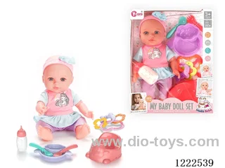 12 inch vinyl doll set W/4 IC（included 3*AG3）