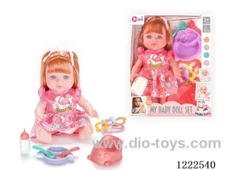 12 inch vinyl doll set W/4 IC（included 3*AG3）