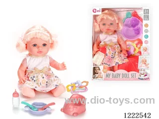 12 inch vinyl doll set W/4 IC（included 3*AG3）