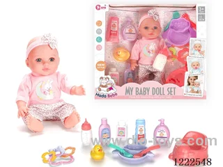 12 inch vinyl doll set W/4 IC（included 3*AG3）