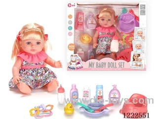 12 inch vinyl doll set W/4 IC（included 3*AG3）