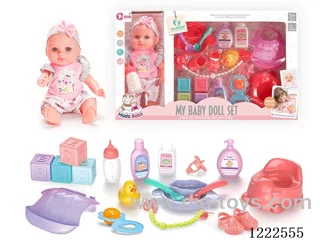 12 inch vinyl doll set W/4 IC（included 3*AG3）