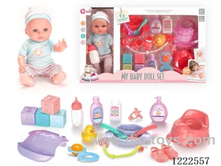 12 inch vinyl doll set W/4 IC（included 3*AG3）