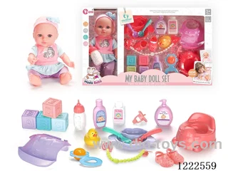 12 inch vinyl doll set W/4 IC（included 3*AG3）